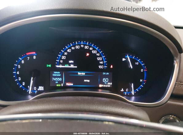 3GYFNDE33GS550487 2016 CADILLAC SRX White უკანა სავარძლების ხედი