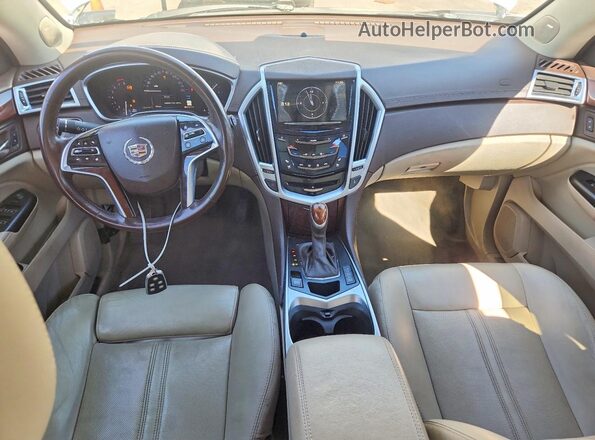 3GYFNDE36GS533084 2016 CADILLAC SRX White Առջևի վահանակի տեսք