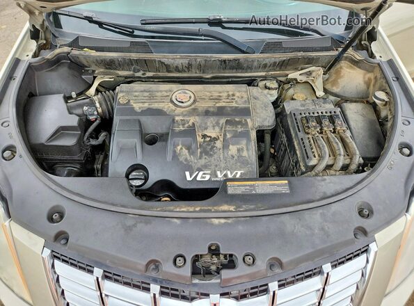 3GYFNDE39GS525450 2016 CADILLAC SRX Tan უკანა სალონის ხედი