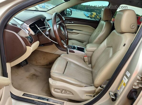 3GYFNDE39GS525450 2016 CADILLAC SRX Tan წინა სალონის ხედი