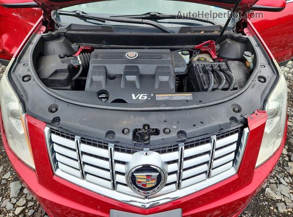 3GYFNDE39GS568329 2016 CADILLAC SRX Burgundy Շարժիչի բաժամունքի տեսք