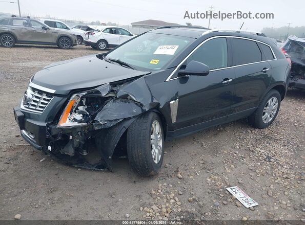 3GYFNEE33GS567439 2016 CADILLAC SRX Black Առջևի ձախ երեք քառորդ տեսարան