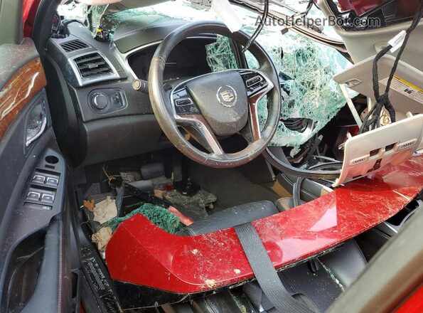 3GYFNEE33GS571376 2016 CADILLAC SRX Red Вид панелі приладів