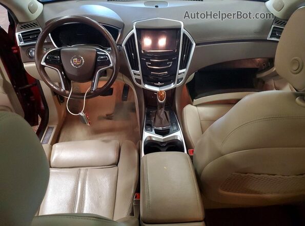 3GYFNEE36GS522673 2016 CADILLAC SRX Burgundy Вид панелі приладів