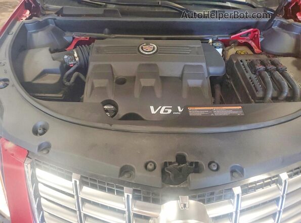 3GYFNEE36GS522673 2016 CADILLAC SRX Burgundy Вид задньої частини салону
