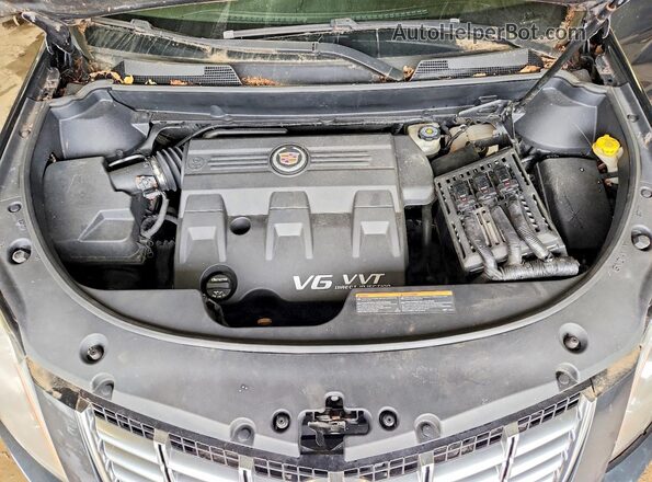 3GYFNEE38GS504675 2016 CADILLAC SRX Black Շարժիչի բաժամունքի տեսք