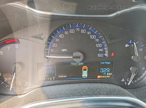 3GYFNEE38GS587685 2016 CADILLAC SRX Black Vista del cuadro de instrumentos