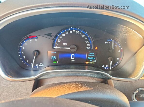 3GYFNEE3XGS585968 2016 CADILLAC SRX Gray Vista del cuadro de instrumentos