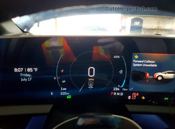 3GYK3BM58TS164685 2026 CADILLAC OPTIQ Blue Instrument cluster view