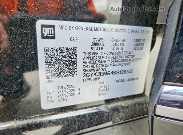 3GYK3EMR4SS198755 2025 CADILLAC OPTIQ Black Սալոնի 360 աստիճան տեսք