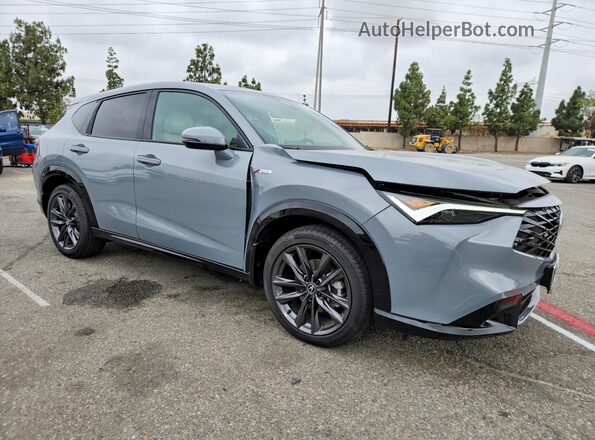 3HDSA1H50SM703236 2025 ACURA ADX Gray Delantero derecho