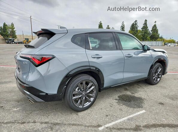 3HDSA1H50SM703236 2025 ACURA ADX Gray Trasero derecho