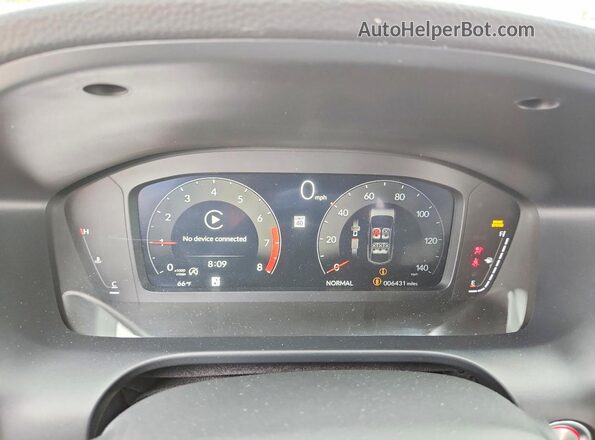 3HDSA1H50SM703236 2025 ACURA ADX Gray Vista del cuadro de instrumentos