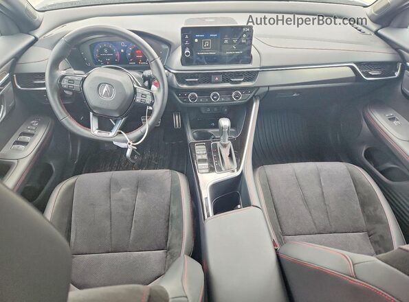 3HDSA1H52SM700791 2025 ACURA ADX Black Առջևի վահանակի տեսք