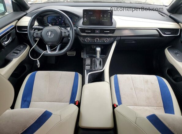 3HDSA1H54SM705572 2025 ACURA ADX Белый Вид панели приборов