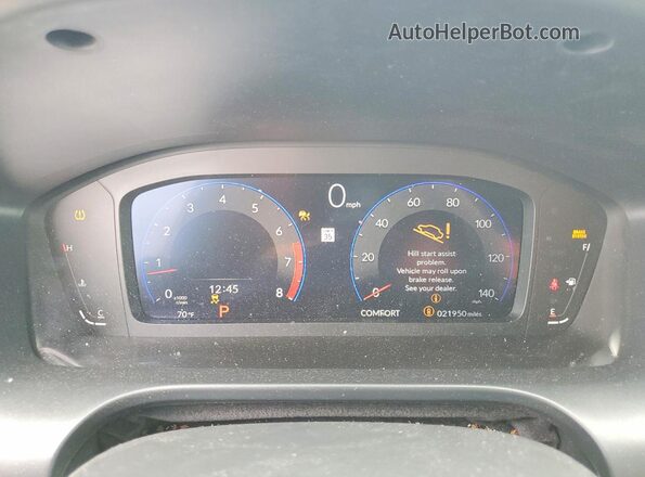 3HDSA1H54SM705572 2025 ACURA ADX Белый Вид щитка приборов