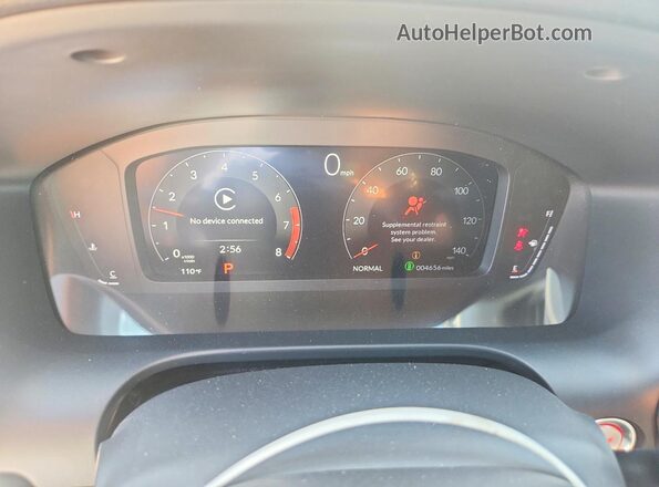 3HDSA1H55SM701899 2025 ACURA ADX Gray Vista del cuadro de instrumentos