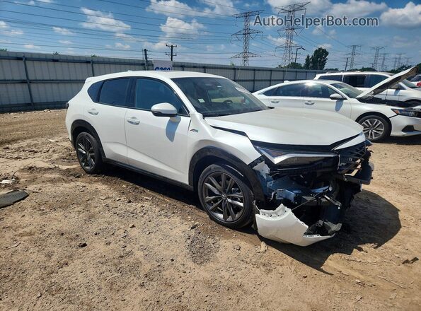 3HDSA1H57SM701726 2025 ACURA ADX White წინა მარჯვენა