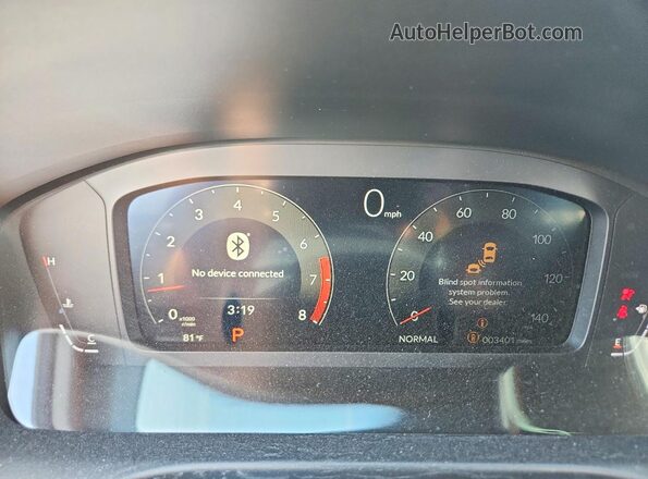 3HDSA2H70TM700636 2026 ACURA ADX Black Instrument cluster view