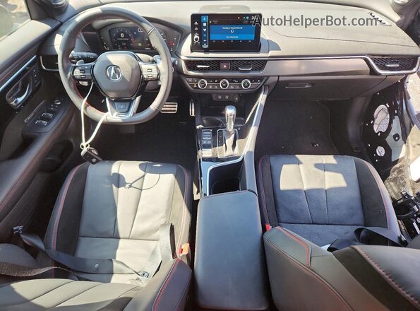 3HDSA2H70TM700636 2026 ACURA ADX Black Dashboard view