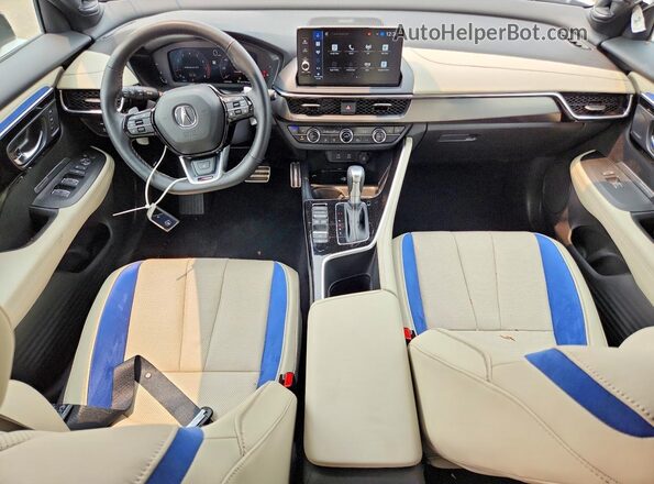3HDSA2H78SM704951 2025 ACURA ADX White Առջևի վահանակի տեսք