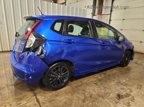 3HGGK5G68JM716984 2018 HONDA FIT Blue Задня права чверть