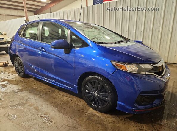 3HGGK5G68JM716984 2018 HONDA FIT Blue Передня права чверть