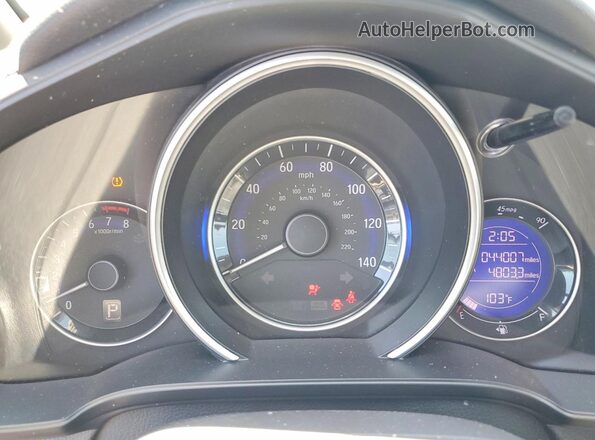 3HGGK5H40LM726246 2020 HONDA FIT Black Widok zestawu wskaźników