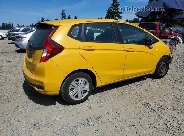 3HGGK5H41KM725802 2019 HONDA FIT Yellow Задня права чверть