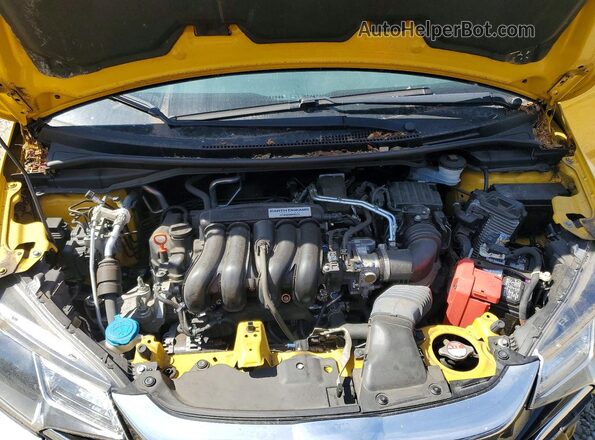 3HGGK5H41KM725802 2019 HONDA FIT Yellow Вид задньої частини салону