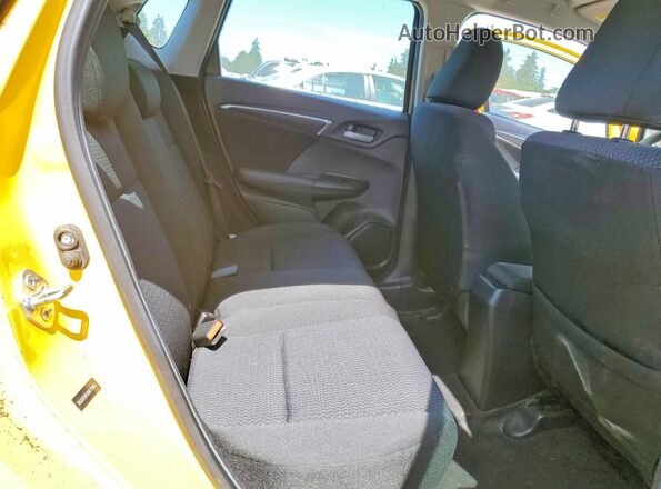3HGGK5H41KM725802 2019 HONDA FIT Yellow Вид задніх сидінь