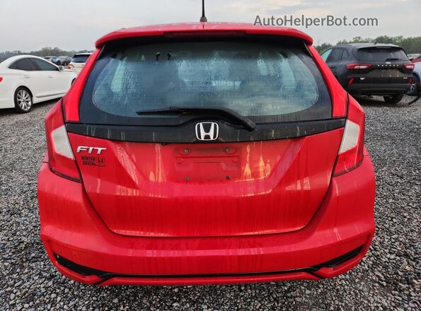 3HGGK5H41KM732345 2019 HONDA FIT Красный Вид сзади