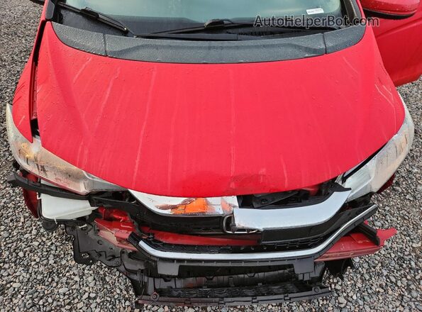 3HGGK5H41KM732345 2019 HONDA FIT Красный Вид задней части салона