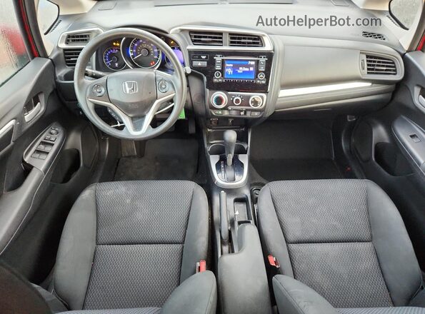 3HGGK5H41KM732345 2019 HONDA FIT Красный Вид панели приборов