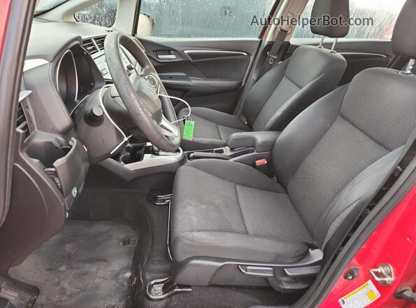 3HGGK5H41KM732345 2019 HONDA FIT Красный Вид салона спереди