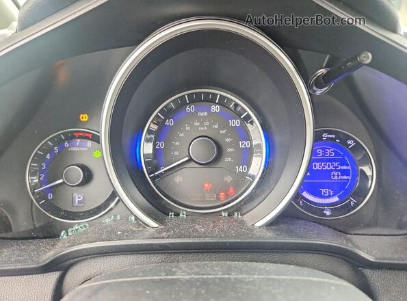 3HGGK5H42LM732369 2020 HONDA FIT Blue ხელსაწყოთა პანელის ხედი