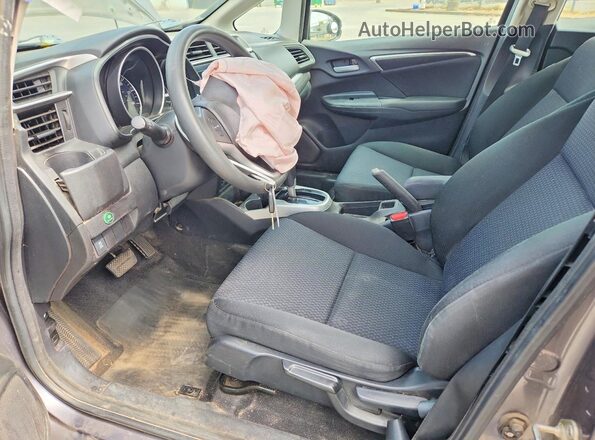 3HGGK5H44KM730119 2019 HONDA FIT Gray Front interior view