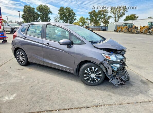 3HGGK5H44KM730119 2019 HONDA FIT Gray Front right