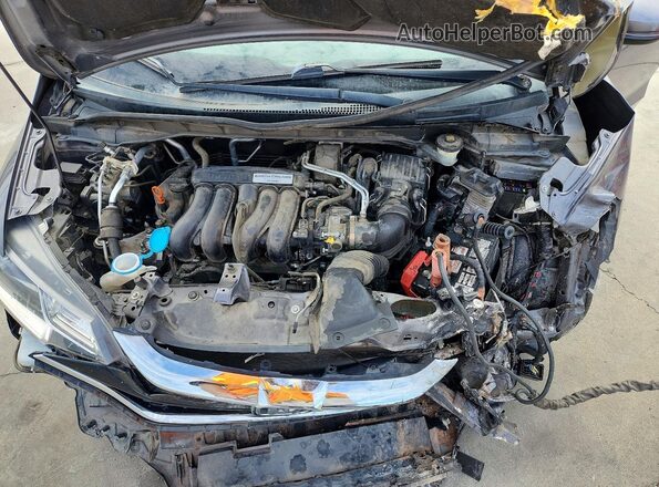 3HGGK5H44KM730119 2019 HONDA FIT Gray Rear interior view