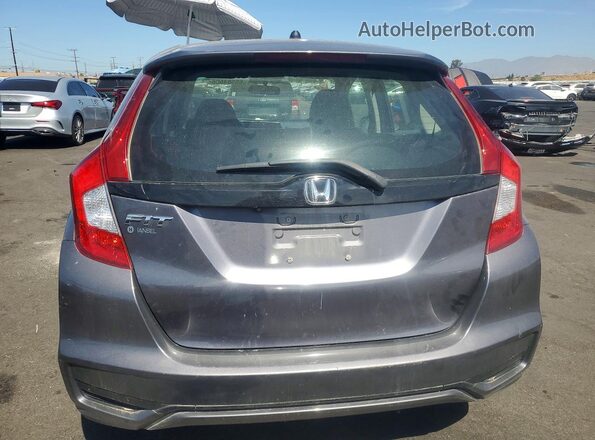3HGGK5H45KM716083 2019 HONDA FIT Gray Widok z tyłu