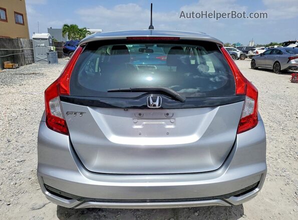 3HGGK5H45KM728962 2019 HONDA FIT Silver Вид ззаду