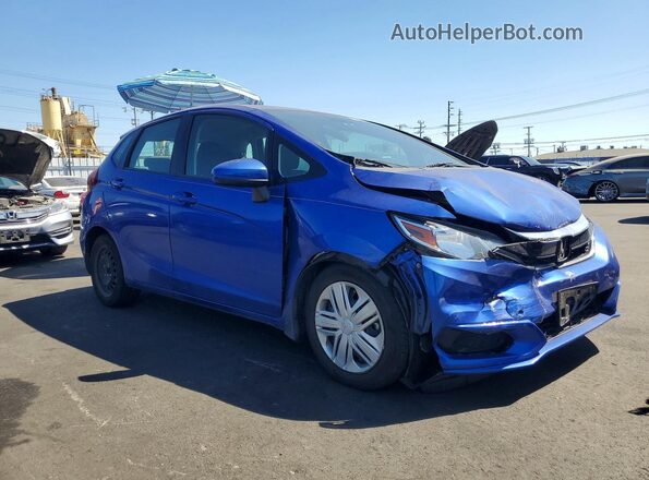 3HGGK5H45KM732218 2019 HONDA FIT Синий Передняя правая четверть