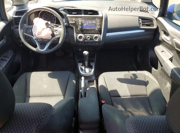 3HGGK5H45KM732218 2019 HONDA FIT Синий Вид панели приборов