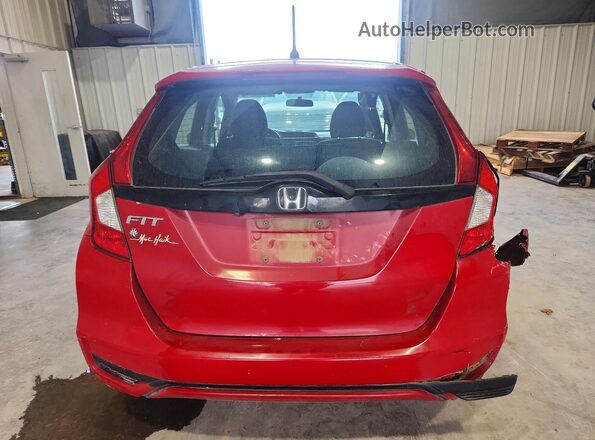 3HGGK5H46KM728808 2019 HONDA FIT Red უკანა ხედი