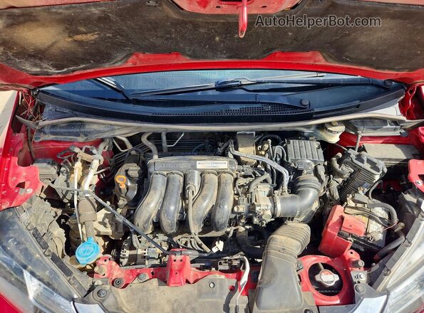 3HGGK5H46KM728808 2019 HONDA FIT Red უკანა სალონის ხედი
