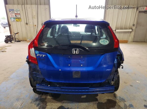 3HGGK5H46LM725599 2020 HONDA FIT Blue Вид ззаду
