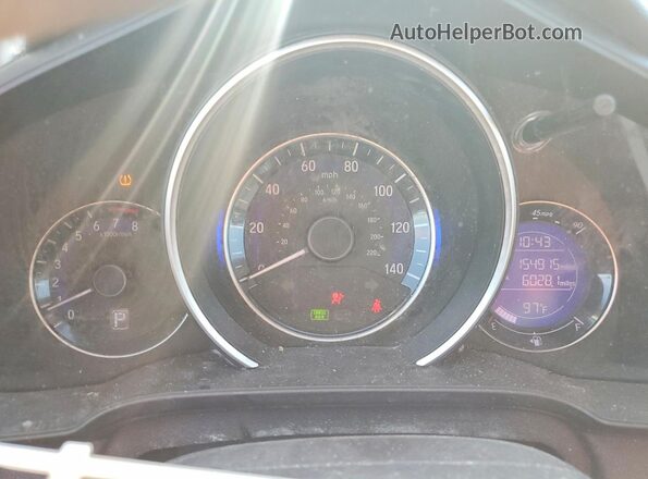 3HGGK5H47KM751756 2019 HONDA FIT Charcoal Vista del cuadro de instrumentos
