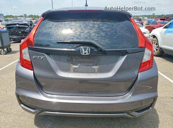 3HGGK5H49LM726018 2020 HONDA FIT Gray Вид ззаду