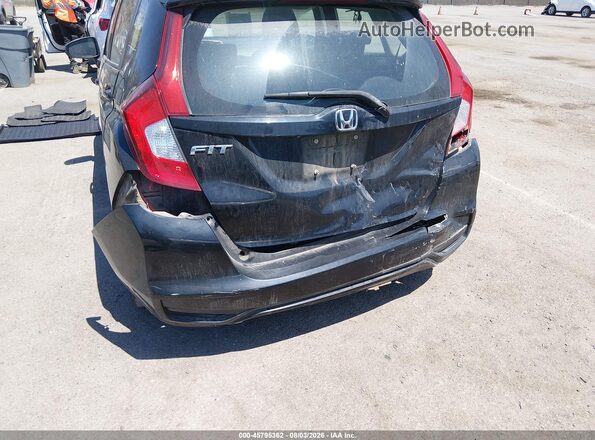 3HGGK5H4XKM703507 2019 HONDA FIT Black Front view