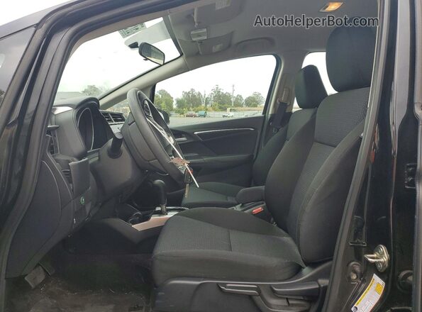 3HGGK5H4XKM705550 2019 HONDA FIT Black Front interior view